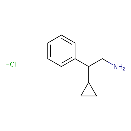 2-cyclopropyl-2-phenylethan-1-amine hydrochloride