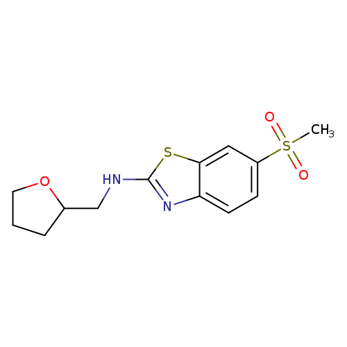 6-methanesulfonyl-N-[(oxolan-2-yl)methyl]-1,3-benzothiazol-2-amine