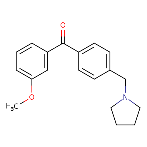 3-Methoxy-4'-pyrrolidinomethyl benzophenone