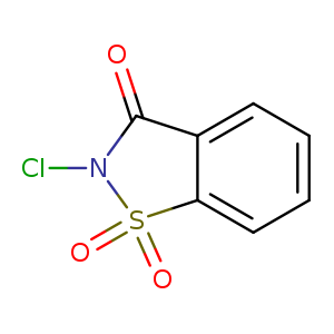 1,2-Benzisothiazol-3(2H)-one, 2-chloro-, 1,1-dioxide