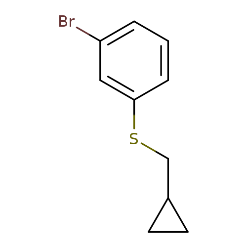 (3-Bromophenyl)(cyclopropylmethyl)sulfane