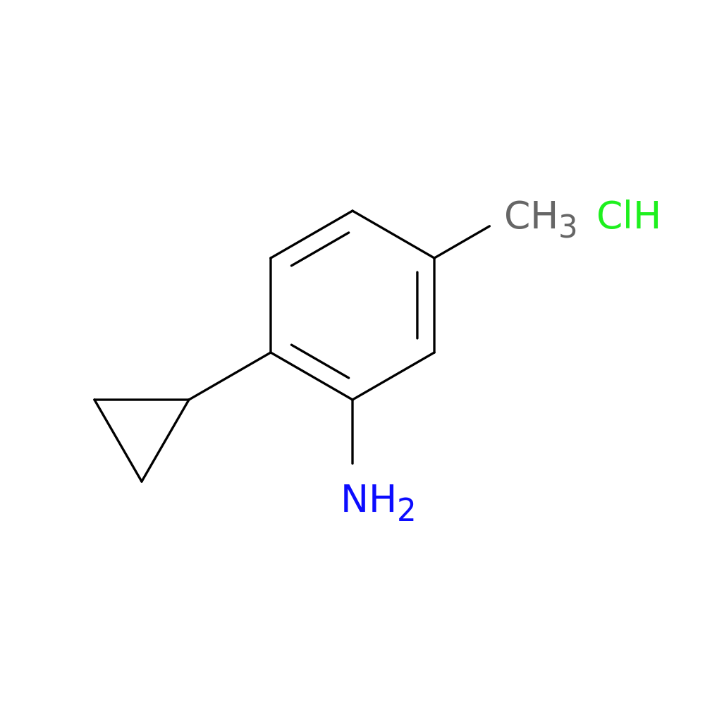 2-cyclopropyl-5-methylaniline hydrochloride