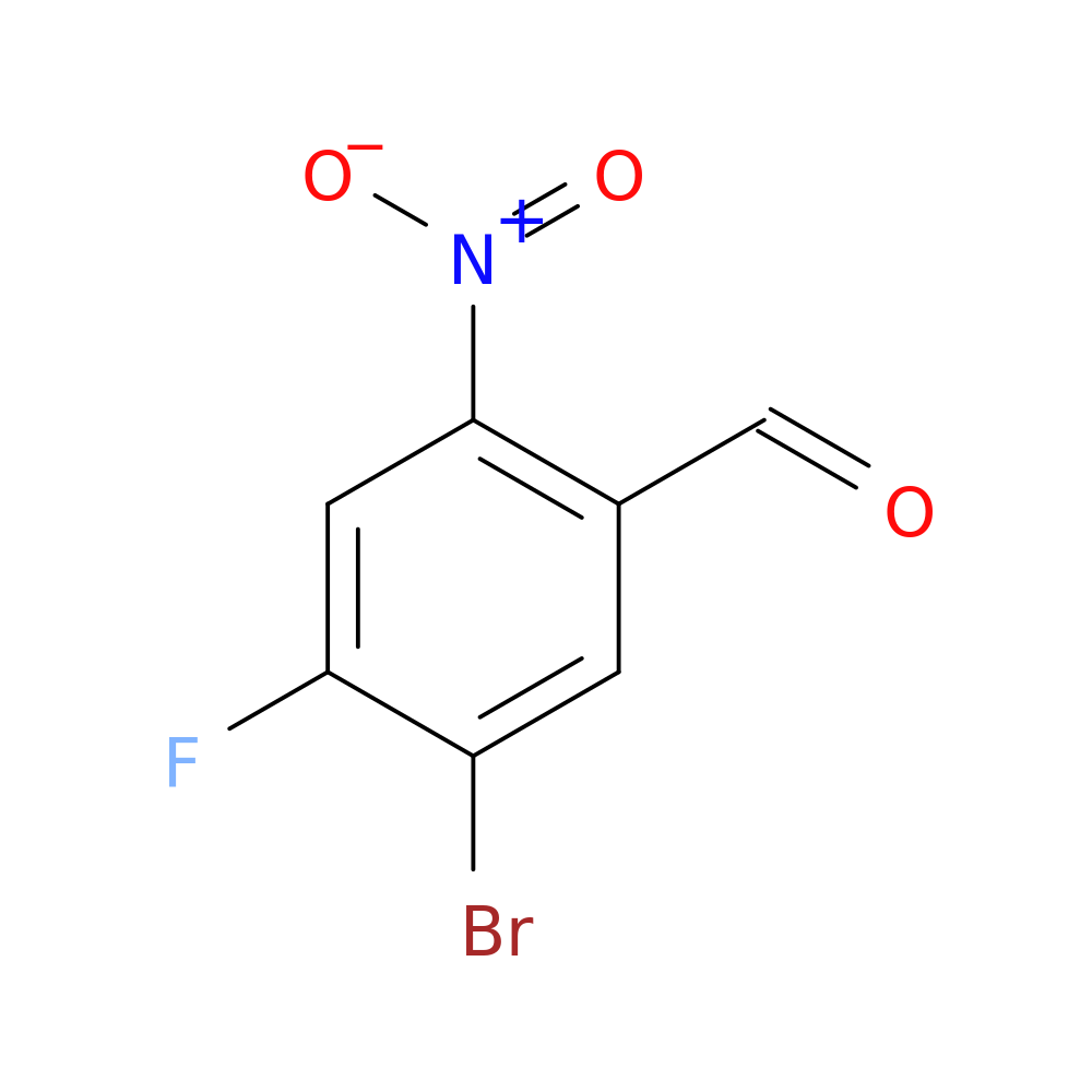 5-Bromo-4-fluoro-2-nitrobenzaldehyde
