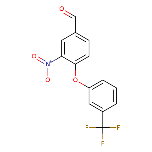 3-Nitro-4-[3-(trifluoromethyl)phenoxy]benzenecarbaldehyde
