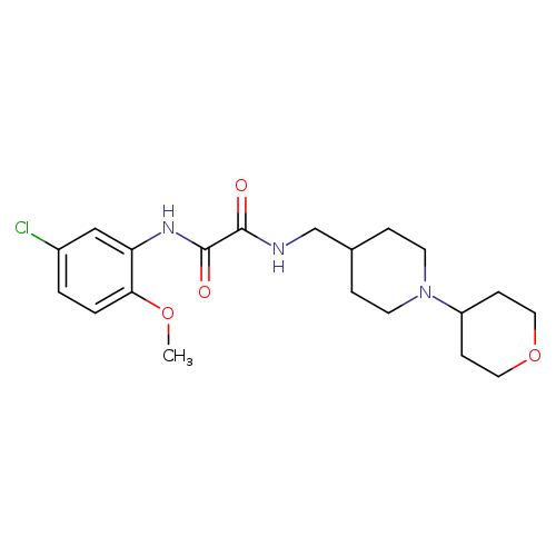 N'-(5-chloro-2-methoxyphenyl)-N-{[1-(oxan-4-yl)piperidin-4-yl]methyl}ethanediamide