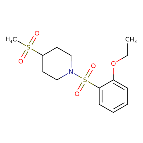 1-(2-ethoxybenzenesulfonyl)-4-methanesulfonylpiperidine