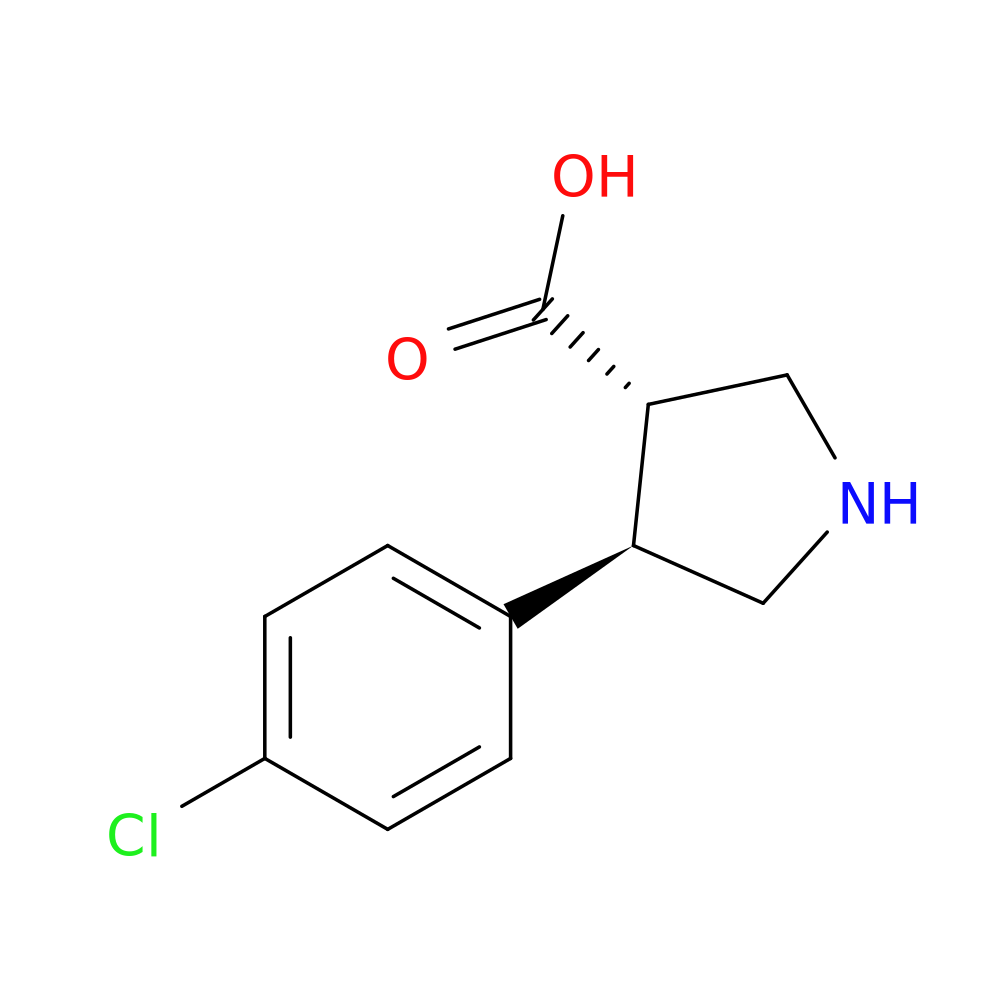 (3S,4R)-4-(4-Chlorophenyl)pyrrolidine-3-carboxylic acid