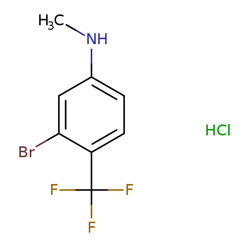 3-bromo-N-methyl-4-(trifluoromethyl)anilinehydrochloride
