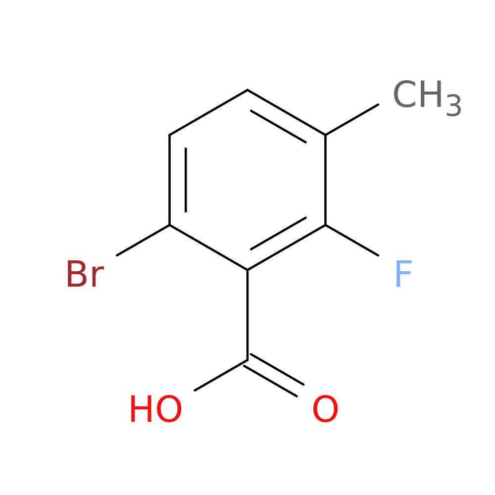 6-Bromo-2-fluoro-3-methylbenzoic acid