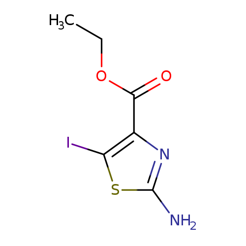 Ethyl 2-amino-5-iodothiazole-4-carboxylate