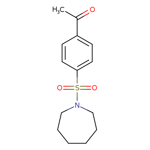 1-[4-(azepane-1-sulfonyl)phenyl]ethan-1-one