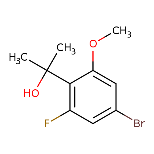 2-(4-bromo-2-fluoro-6-methoxyphenyl)propan-2-ol