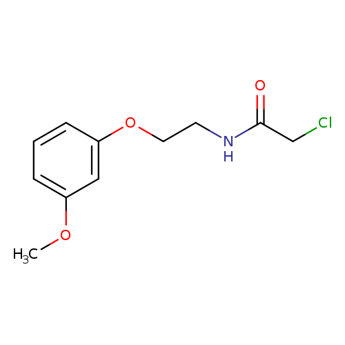 2-chloro-N-[2-(3-methoxyphenoxy)ethyl]acetamide