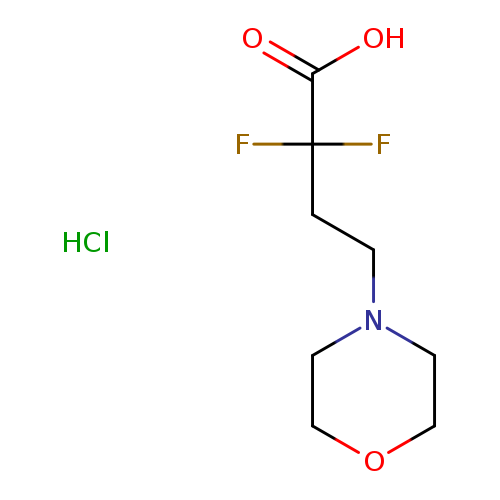 2,2-difluoro-4-(morpholin-4-yl)butanoicacidhydrochloride