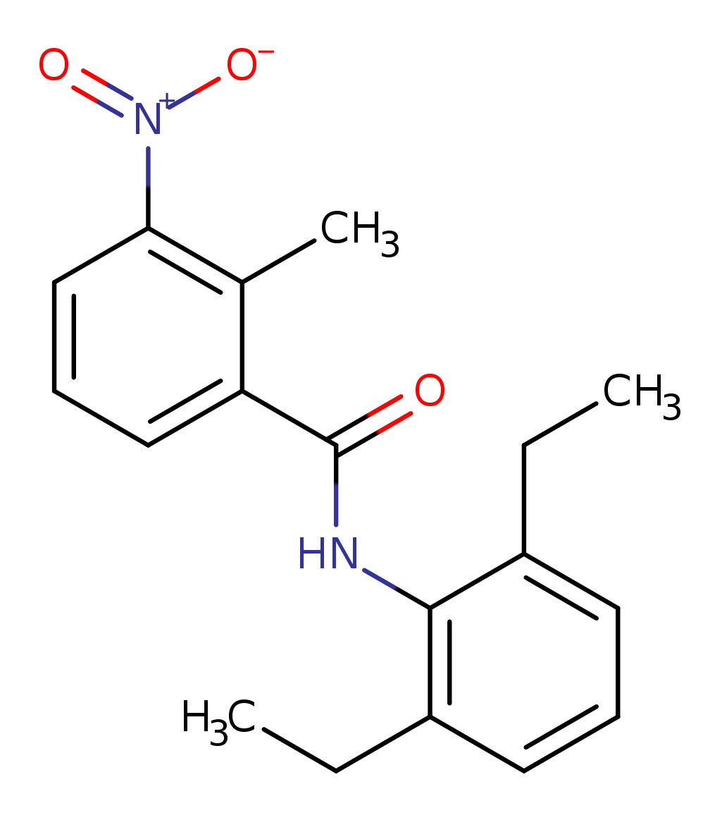 N-(2,6-diethylphenyl)-3-nitro-2-methylbenzamide
