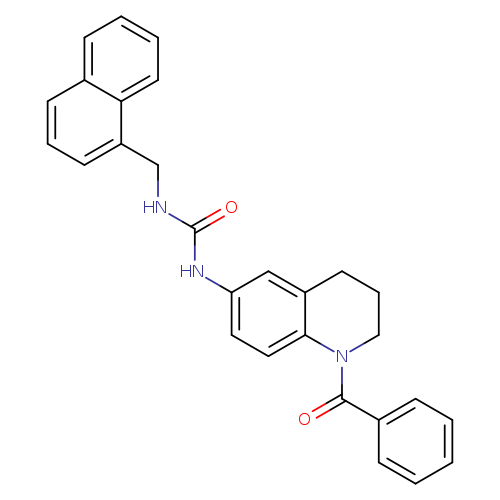 3-(1-benzoyl-1,2,3,4-tetrahydroquinolin-6-yl)-1-[(naphthalen-1-yl)methyl]urea