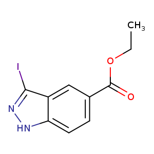 1H-Indazole-5-carboxylic acid, 3-iodo-, ethyl ester