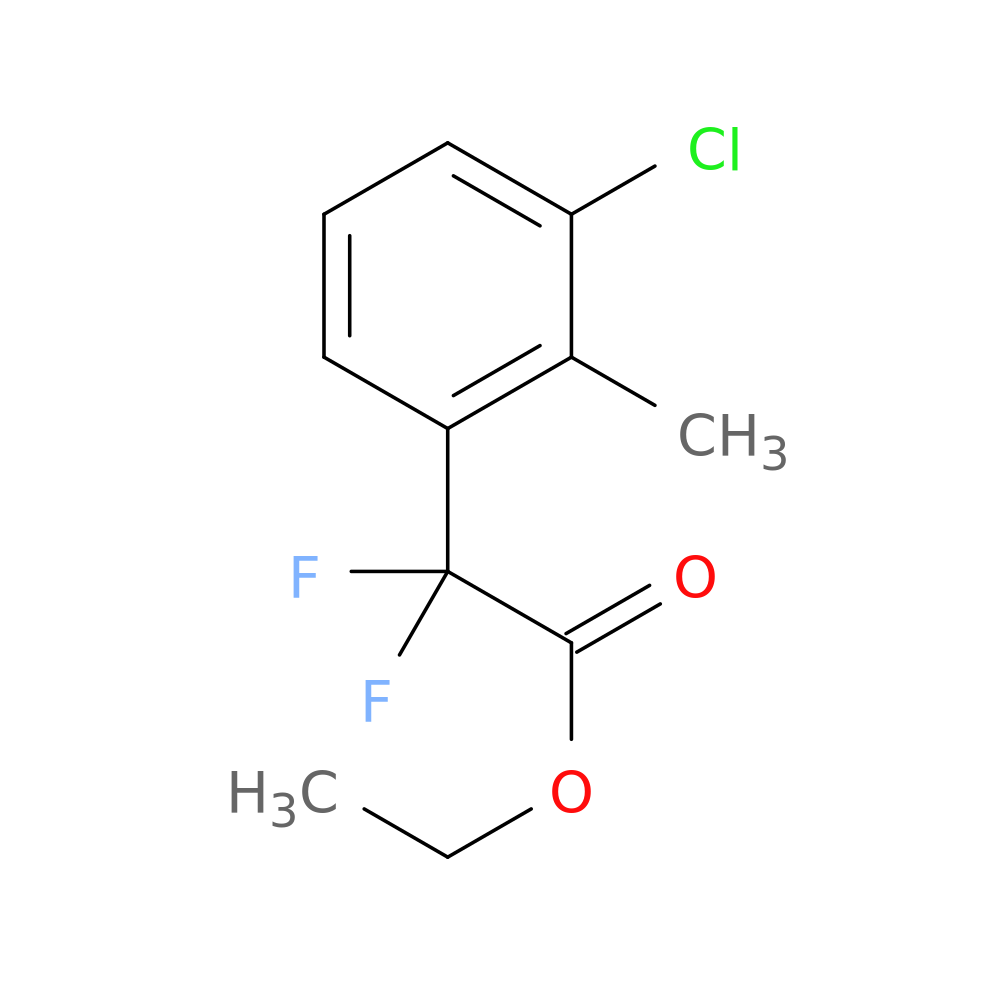 Ethyl 2-(3-chloro-2-methylphenyl)-2,2-difluoroacetate