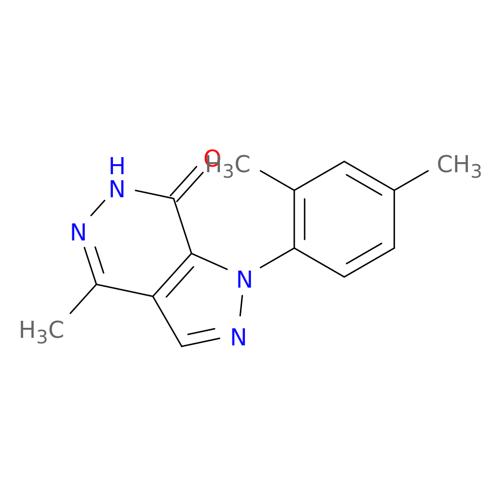 1-(2,4-DIMETHYLPHENYL)-4-METHYL-1,6-DIHYDRO-7H-PYRAZOLO[3,4-D]PYRIDAZIN-7+