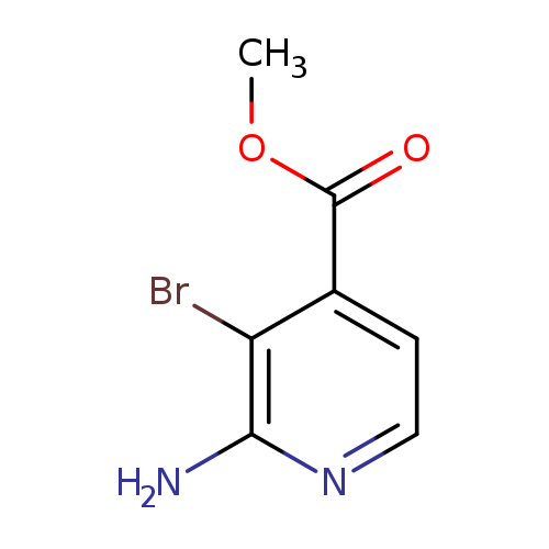 4-Pyridinecarboxylic acid, 2-amino-3-bromo-, methyl ester