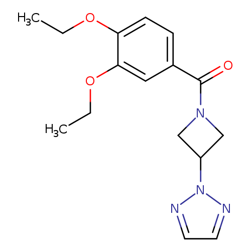 2-[1-(3,4-diethoxybenzoyl)azetidin-3-yl]-2H-1,2,3-triazole