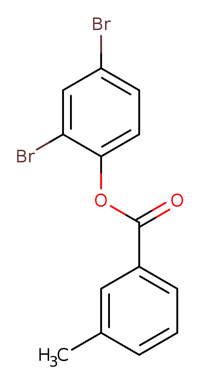 2,4-dibromophenyl 3-methylbenzoate