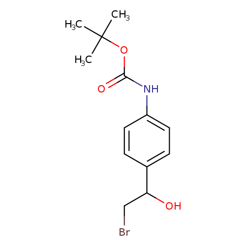 1,1-Dimethylethyl N-[4-(2-bromo-1-hydroxyethyl)phenyl]carbamate