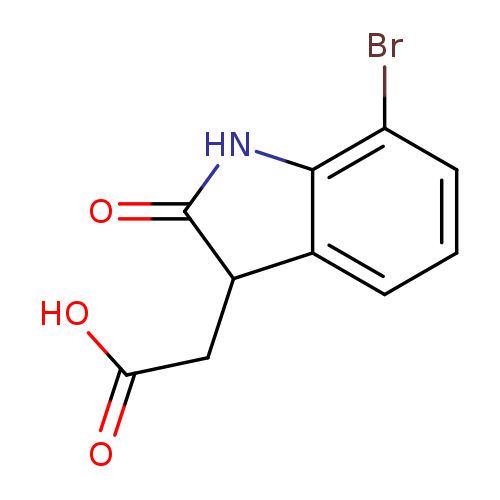 2-(7-Bromo-2-oxo-2,3-dihydro-1h-indol-3-yl)acetic acid