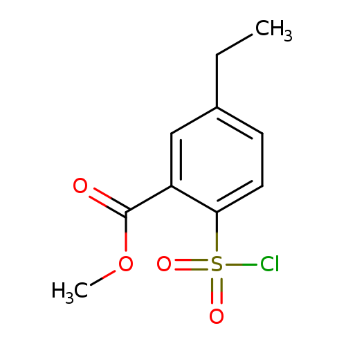 Methyl 2-(chlorosulfonyl)-5-ethylbenzoate