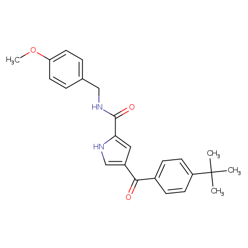 4-(4-tert-butylbenzoyl)-N-[(4-methoxyphenyl)methyl]-1H-pyrrole-2-carboxamide