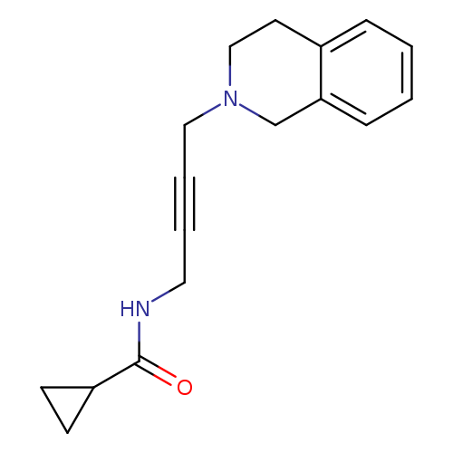 N-[4-(1,2,3,4-tetrahydroisoquinolin-2-yl)but-2-yn-1-yl]cyclopropanecarboxamide