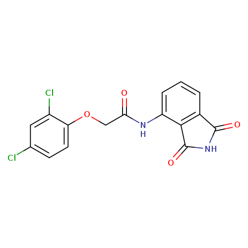 2-(2,4-dichlorophenoxy)-N-(1,3-dioxo-2,3-dihydro-1H-isoindol-4-yl)acetamide