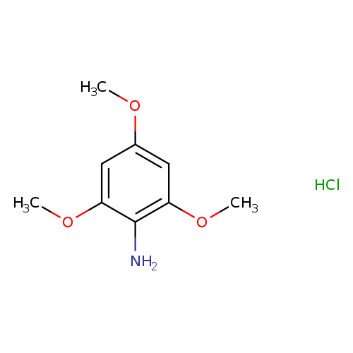 Benzenamine, 2,4,6-trimethoxy-, hydrochloride (1:1)