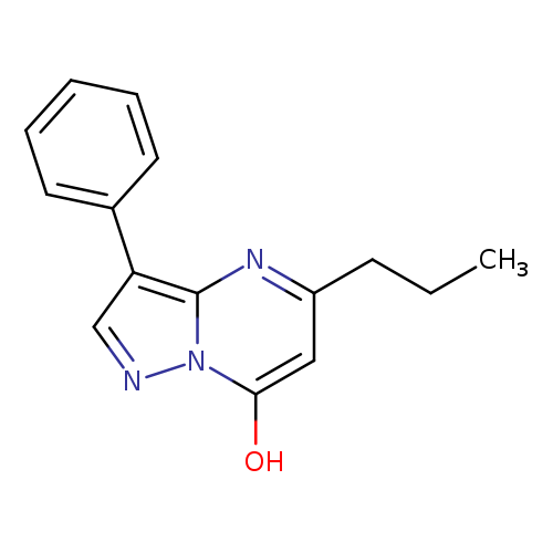 3-Phenyl-5-propyl-pyrazolo[1,5-a]pyrimidin-7-ol
