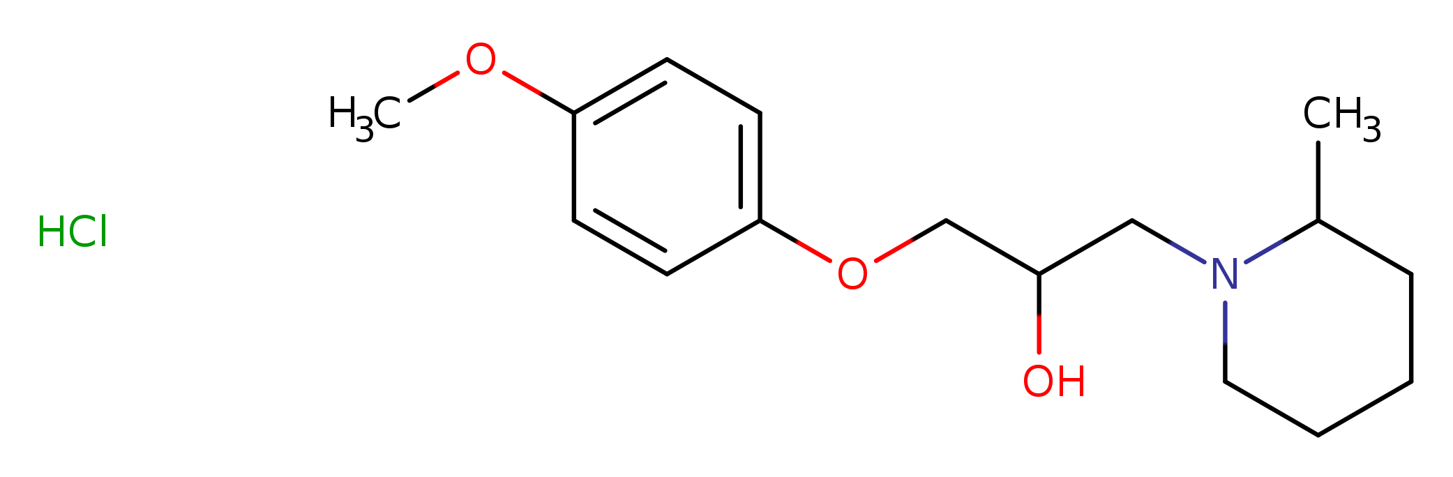 1-(4-METHOXYPHENOXY)-3-(2-METHYLPIPERIDIN-1-YL)PROPAN-2-OL HYDROCHLORIDE