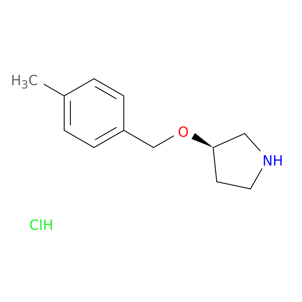(R)-3-((4-Methylbenzyl)oxy)pyrrolidine hydrochloride