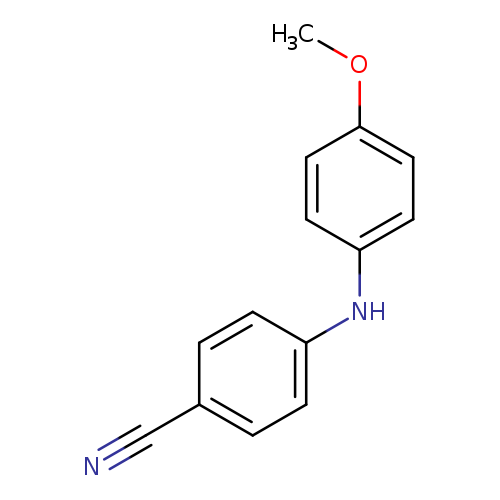 4-[(4-methoxyphenyl)amino]benzonitrile