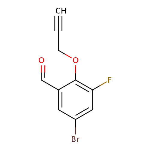 5-bromo-3-fluoro-2-(prop-2-yn-1-yloxy)benzaldehyde
