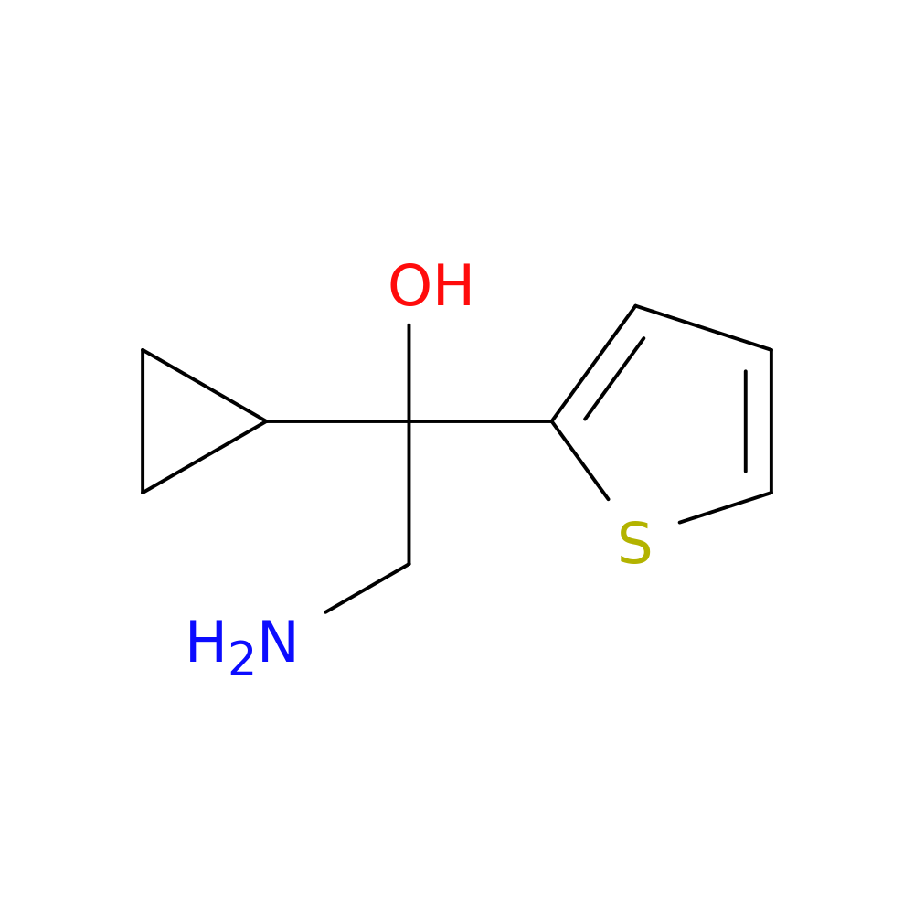 2-Amino-1-cyclopropyl-1-(2-thienyl)ethanol