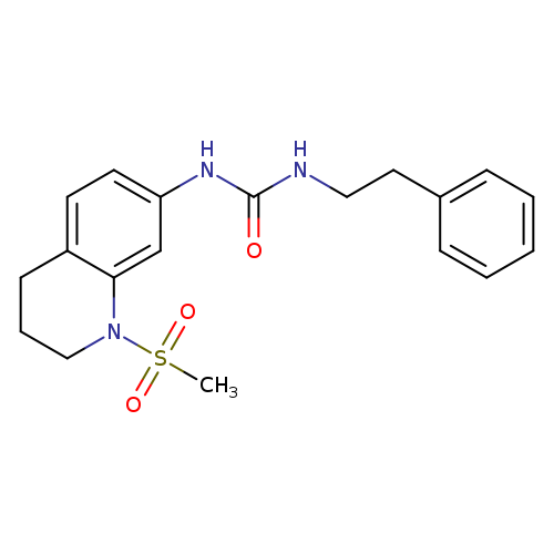 3-(1-methanesulfonyl-1,2,3,4-tetrahydroquinolin-7-yl)-1-(2-phenylethyl)urea