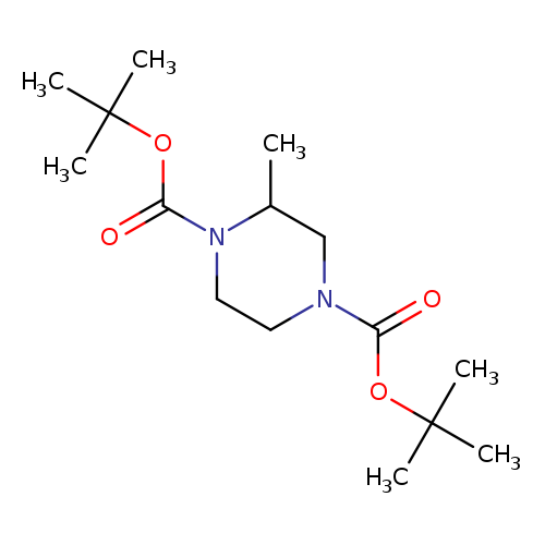 1,4-Di-tert-butyl 2-methylpiperazine-1,4-dicarboxylate