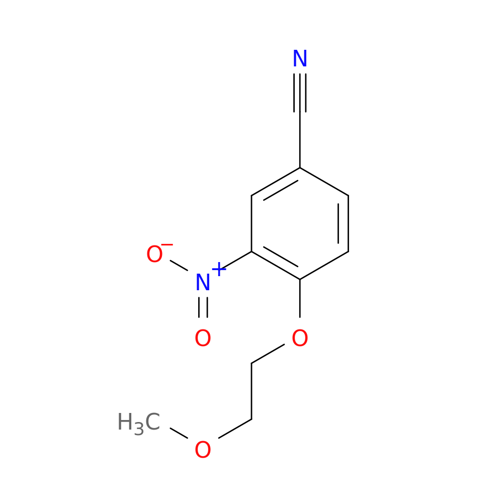 4-(2-methoxyethoxy)-3-nitrobenzonitrile