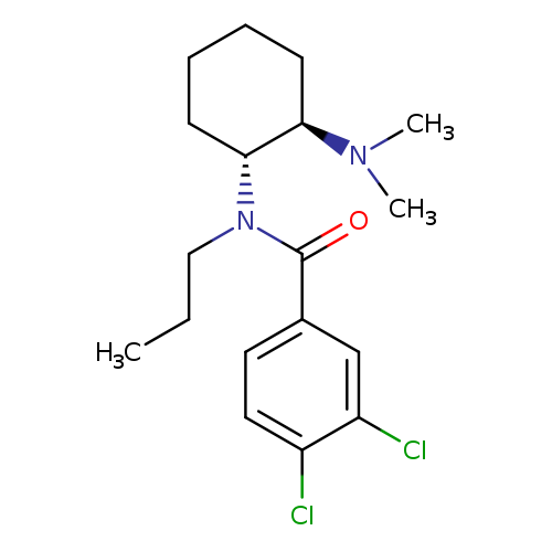 trans-3,4-dichloro-N-2-((dimethylamino)cyclohexyl)-N-propylbenzamide
