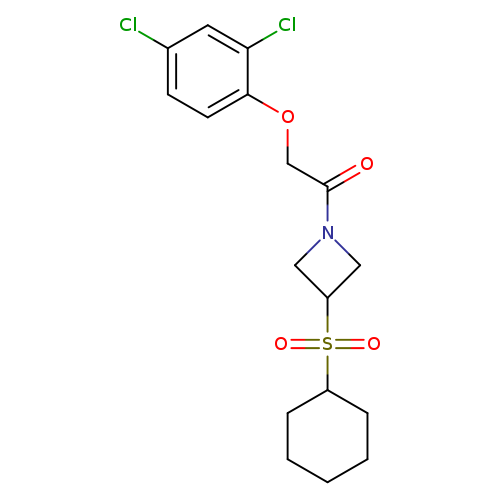 1-[3-(cyclohexanesulfonyl)azetidin-1-yl]-2-(2,4-dichlorophenoxy)ethan-1-one