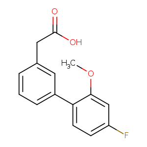 3-(4-Fluoro-2-methoxyphenyl)phenylacetic acid
