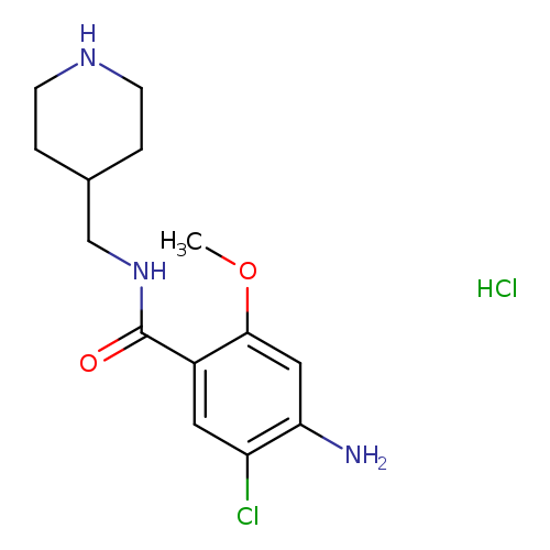 4-Amino-5-chloro-2-methoxy-N-(piperidin-4-ylmethyl)benzamide hydrochloride