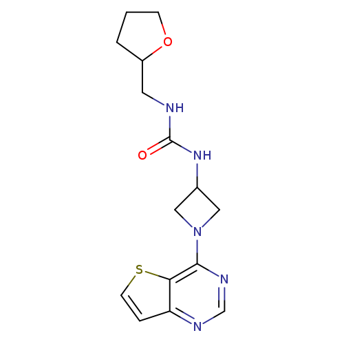 1-[(oxolan-2-yl)methyl]-3-(1-{thieno[3,2-d]pyrimidin-4-yl}azetidin-3-yl)urea