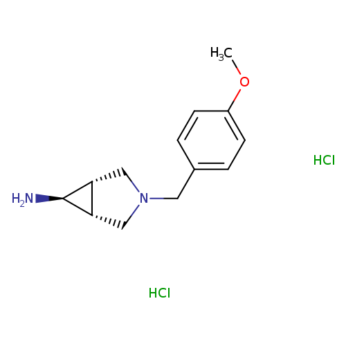 (1R,5S,6R)-3-[(4-methoxyphenyl)methyl]-3-azabicyclo[3.1.0]hexan-6-amine dihydrochloride