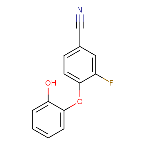3-fluoro-4-(2-hydroxyphenoxy)benzonitrile