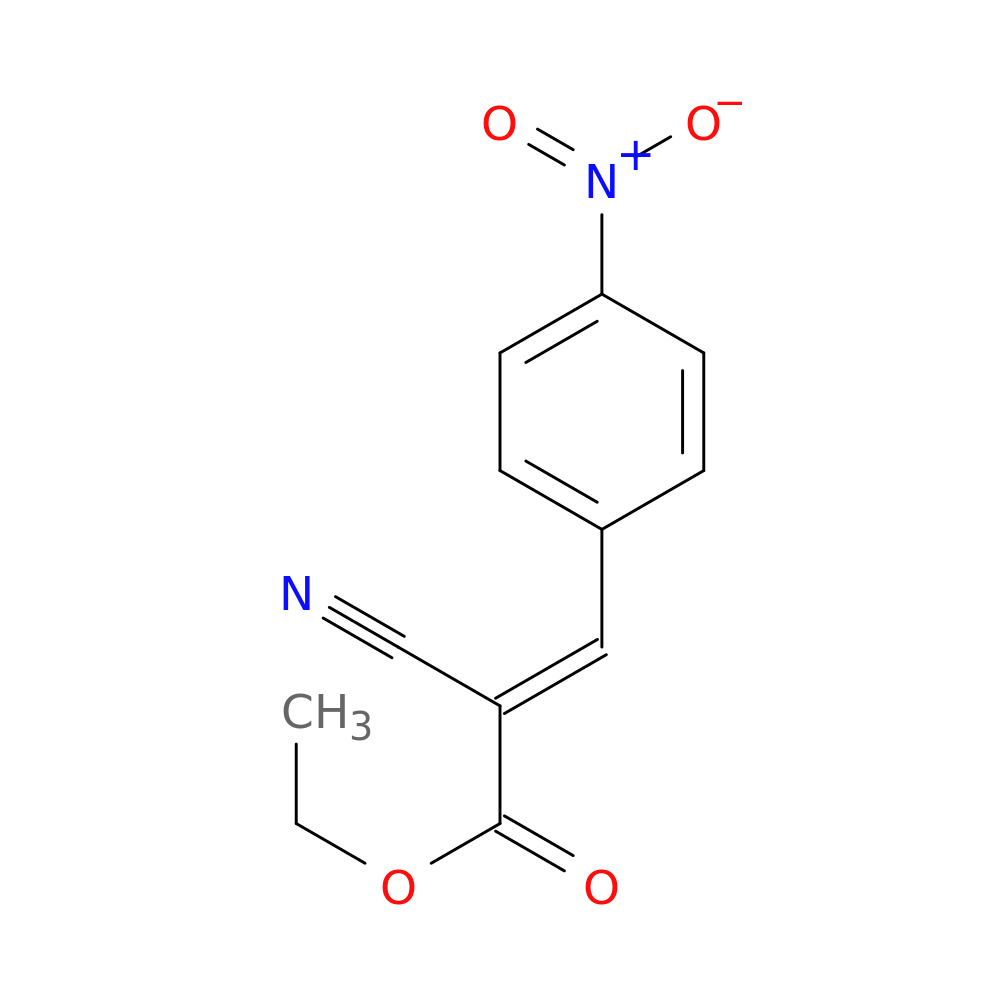 2-Propenoic acid, 2-cyano-3-(4-nitrophenyl)-, ethyl ester, (2E)-